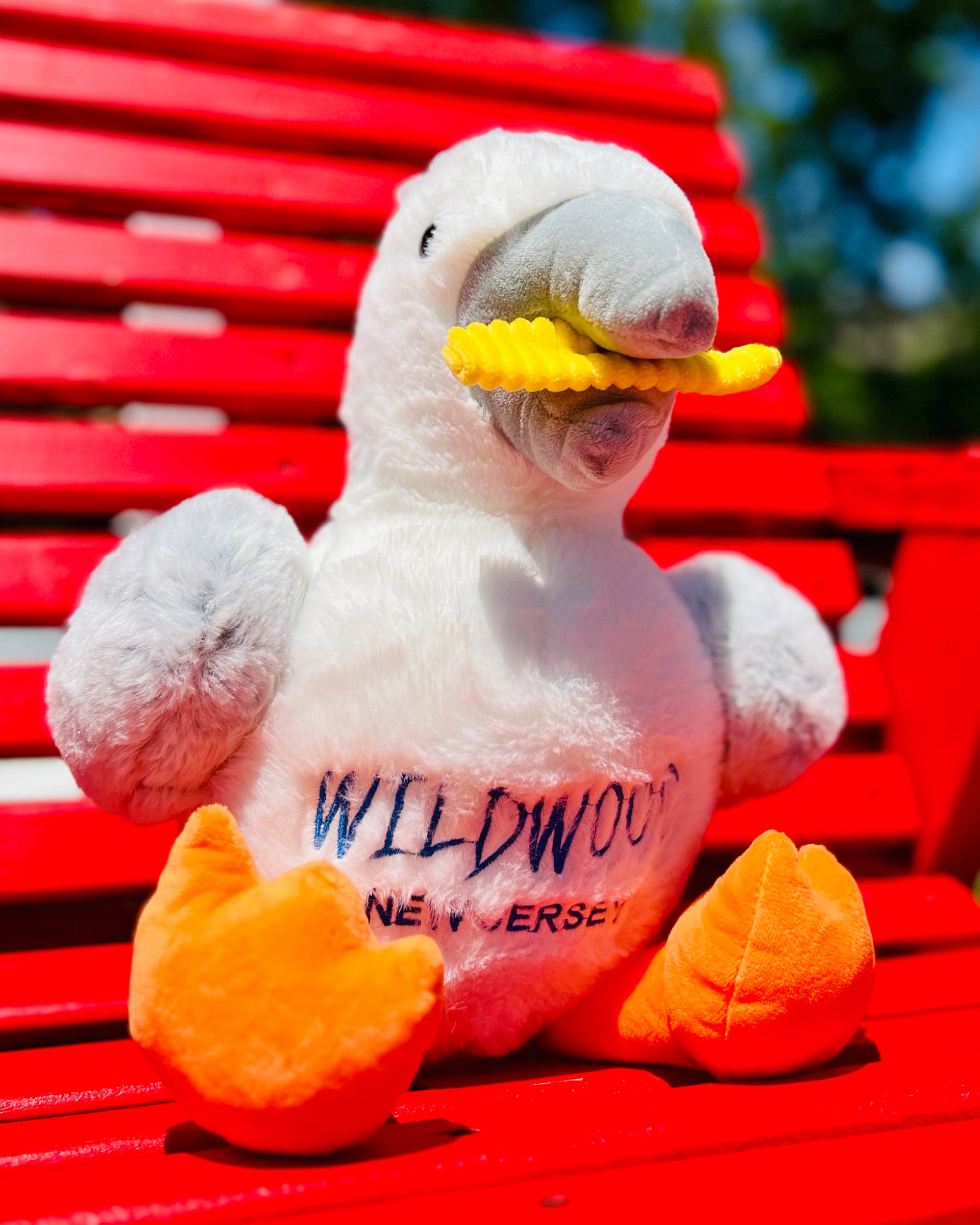 LARGE Seagull with fries – Wildwood Gift Shop