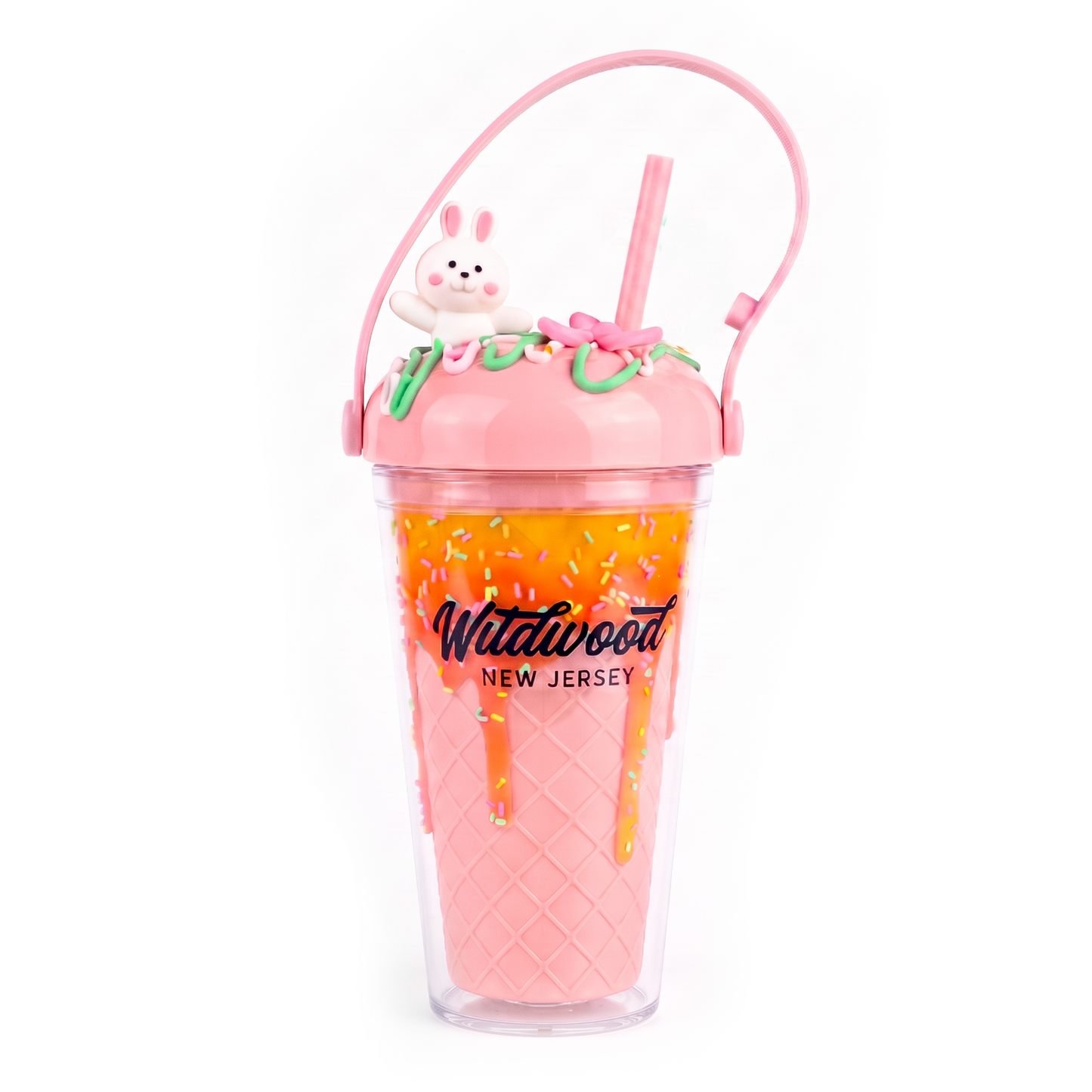 Pink Bunny Tumbler